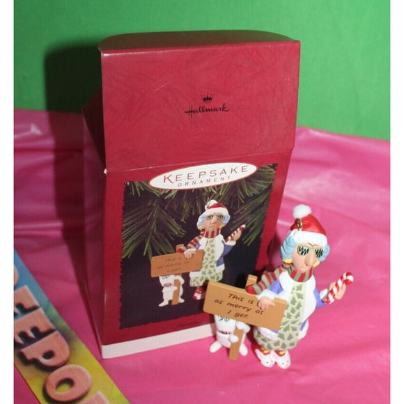 Hallmark Keepsake Maxine This Is As Merry As I Get Christmas Holiday Ornament 96 - Picture 2 of 3